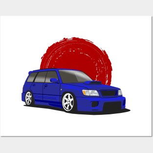 Subaru Forester sf Posters and Art